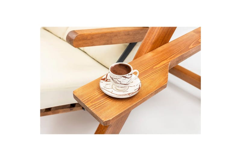 Trädgårdsdubbelgunga Limca Gunga Grädde - Grädde - Utemöbler & utemiljö - Utestol & trädgårdsstol - Hängfåtölj & hängstol utomhus