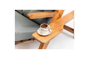 Trädgårdsdubbelgunga Limca Gunga Grå - Grå - Utemöbler & utemiljö - Utestol & trädgårdsstol - Hängfåtölj & hängstol utomhus