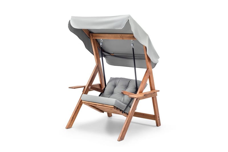 Trädgårdssingelgunga Limca Gunga Grå - Grå - Utemöbler & utemiljö - Utestol & trädgårdsstol - Hängfåtölj & hängstol utomhus