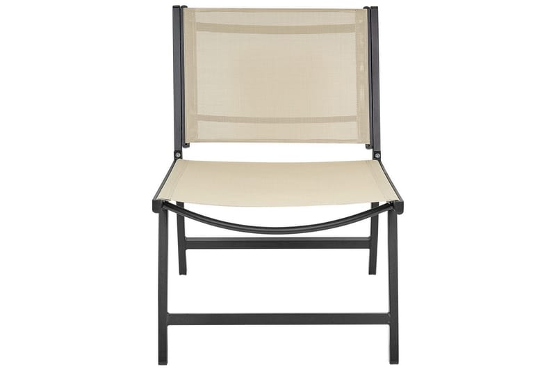 Trädgårdsstol Marceddi - Beige, svart - Utemöbler & utemiljö - Utestol & trädgårdsstol - Utefåtölj & loungefåtölj