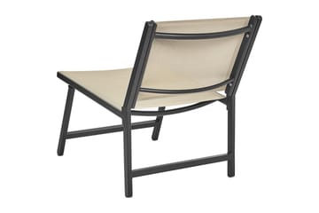 Trädgårdsstol Marceddi - Beige, svart - Utemöbler & utemiljö - Utestol & trädgårdsstol - Utefåtölj & loungefåtölj