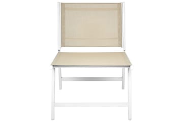 Trädgårdsstol Marceddi - Beige, vit - Utemöbler & utemiljö - Utestol & trädgårdsstol - Utefåtölj & loungefåtölj