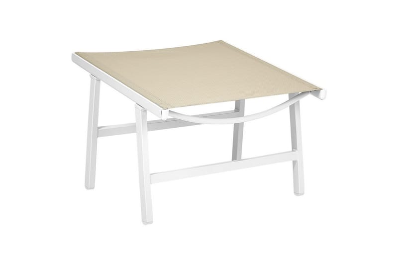 Trädgårdsstol Marceddi - Beige, vit - Utemöbler & utemiljö - Utestol & trädgårdsstol - Utefåtölj & loungefåtölj