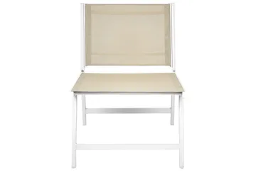 Trädgårdsstol set om 2 Marceddi - Beige, vit - Utemöbler & utemiljö - Utestol & trädgårdsstol - Utefåtölj & loungefåtölj