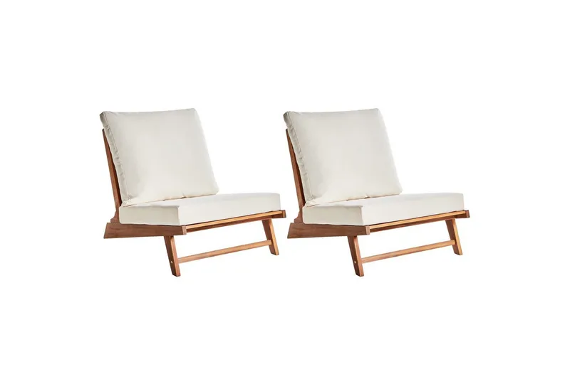 Trädgårdsstol set om 2 Micciano