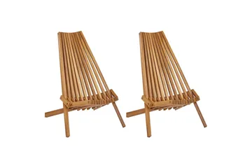 Trädgårdsstolar set om 2 Bellano - Utemöbler & utemiljö - Utestol & trädgårdsstol - Utefåtölj & loungefåtölj