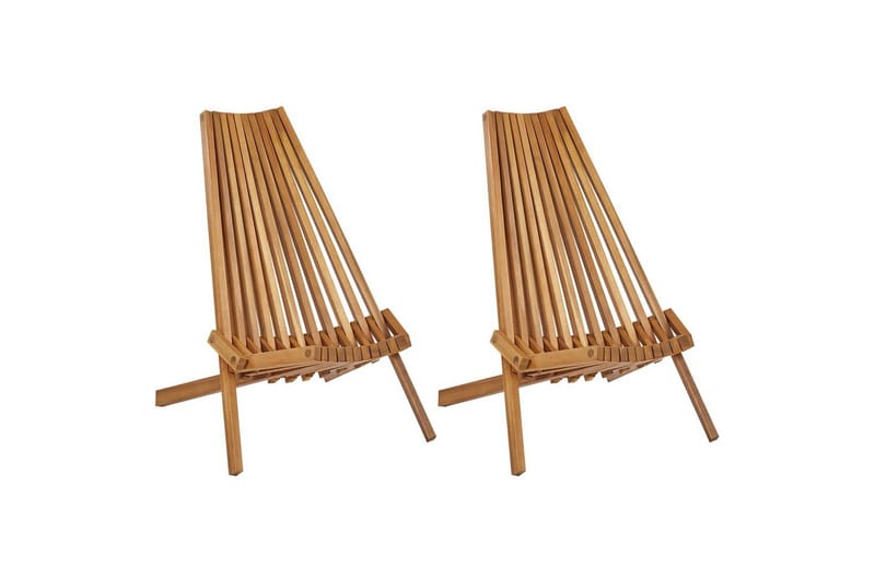 Trädgårdsstolar set om 2 Bellano