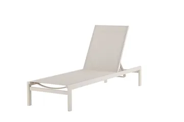 Tunis Solsäng Beige - Beige - Utemöbler & utemiljö - Utestol & trädgårdsstol - Solsäng & solvagn