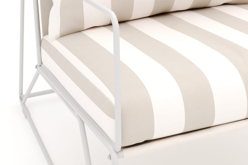 Usteryd loungefåtölj utomhus - Beige/Striped - Utemöbler & utemiljö - Utestol & trädgårdsstol - Utefåtölj & loungefåtölj