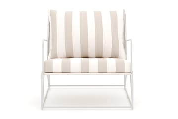 Usteryd loungefåtölj utomhus - Beige/Striped - Utemöbler & utemiljö - Utestol & trädgårdsstol - Utefåtölj & loungefåtölj
