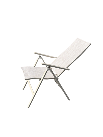 Utefåtölj Palermo 3-pos fällbar - korallsand - Utemöbler & utemiljö - Utestol & trädgårdsstol - Positionsstol