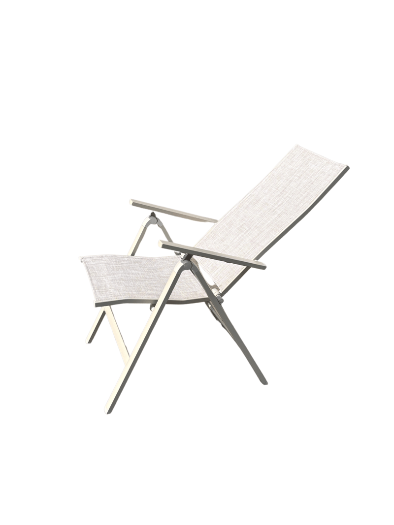 Utefåtölj Palermo 3-pos fällbar - korallsand - Utemöbler & utemiljö - Utestol & trädgårdsstol - Positionsstol