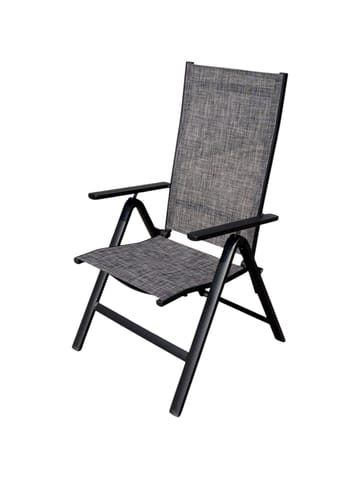 Utefåtölj Palermo 3-pos fällbar - svart - Utemöbler & utemiljö - Utestol & trädgårdsstol - Positionsstol