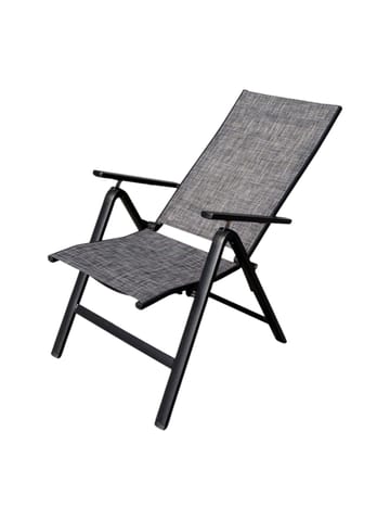 Utefåtölj Palermo 3-pos fällbar - svart - Utemöbler & utemiljö - Utestol & trädgårdsstol - Positionsstol