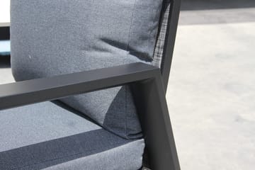 Utefåtölj Palermo 3-pos fällbar - svart - Utemöbler & utemiljö - Utestol & trädgårdsstol - Positionsstol