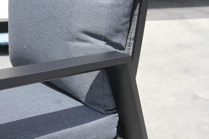 Utefåtölj Palermo 3-pos fällbar - svart - Utemöbler & utemiljö - Utestol & trädgårdsstol - Positionsstol