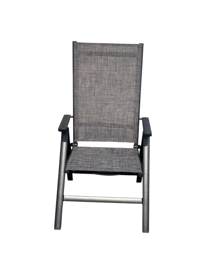 Utefåtölj Palermo 3-pos fällbar - svart - Utemöbler & utemiljö - Utestol & trädgårdsstol - Positionsstol