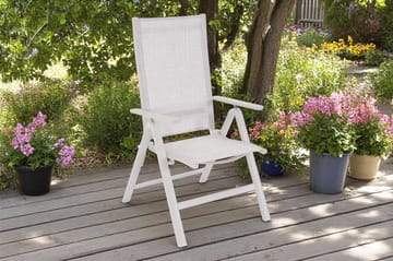 Utefåtölj Palermo 3-pos fällbar - korallsand - Utemöbler & utemiljö - Utestol & trädgårdsstol - Positionsstol