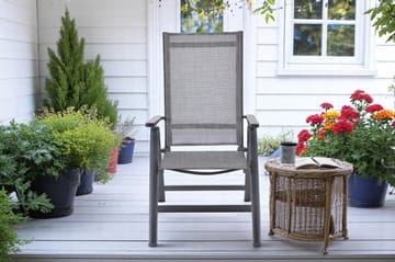 Utefåtölj Palermo 3-pos fällbar - svart - Utemöbler & utemiljö - Utestol & trädgårdsstol - Positionsstol