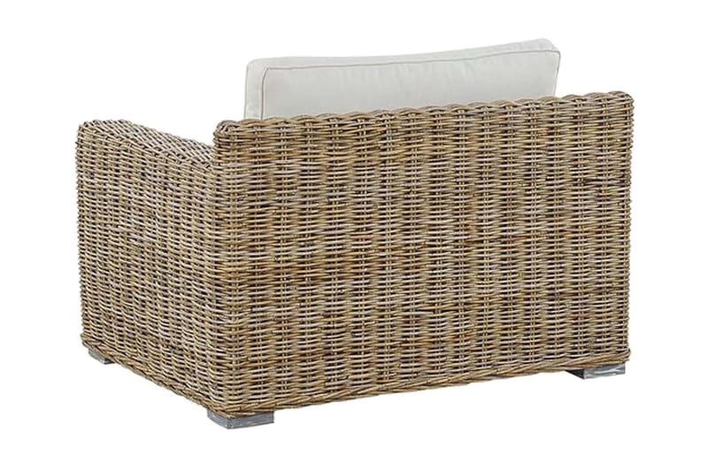 Apriliana Utefåtölj 2-pack - Konstrotting/Ljusbrun - Utemöbler & utemiljö - Utestol & trädgårdsstol - Utefåtölj & loungefåtölj