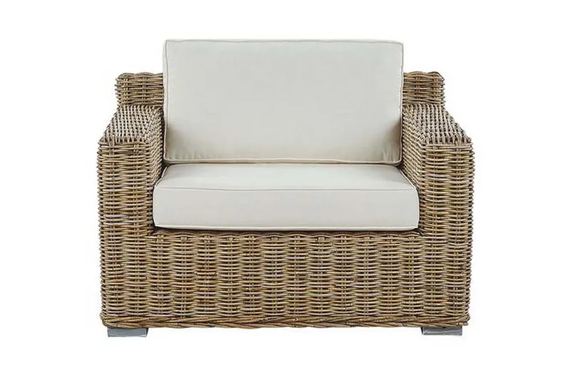 Apriliana Utefåtölj - Konstrotting/Ljusbrun - Utemöbler & utemiljö - Utestol & trädgårdsstol - Utefåtölj & loungefåtölj