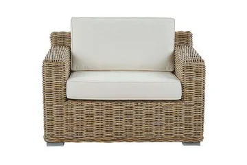 Apriliana Utefåtölj - Konstrotting/Ljusbrun - Utemöbler & utemiljö - Utestol & trädgårdsstol - Utefåtölj & loungefåtölj