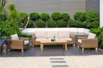 Barbados Utefåtölj - Beige - Utemöbler & utemiljö - Utestol & trädgårdsstol - Utefåtölj & loungefåtölj