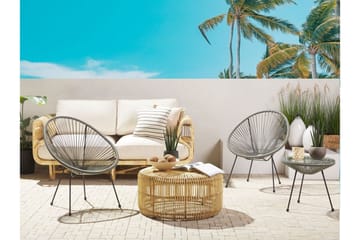 Cayaco Utestol 2-pack - Konstrotting/Mörkgrå - Utemöbler & utemiljö - Utestol & trädgårdsstol - Utefåtölj & loungefåtölj