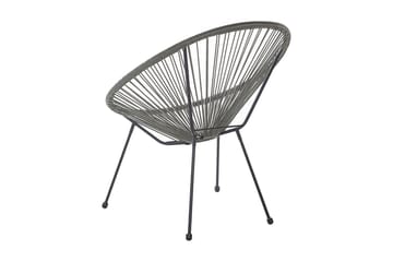 Cayaco Utestol 2-pack - Konstrotting/Mörkgrå - Utemöbler & utemiljö - Utestol & trädgårdsstol - Utefåtölj & loungefåtölj