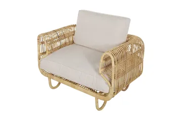 Dolcedo Utefåtölj - Rotting/Beige - Utemöbler & utemiljö - Utestol & trädgårdsstol - Utefåtölj & loungefåtölj