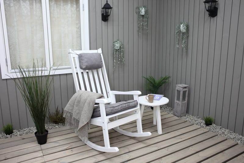 Ellabell Gungstol Utomhus - Vit - Utemöbler & utemiljö - Utestol & trädgårdsstol - Utefåtölj & loungefåtölj