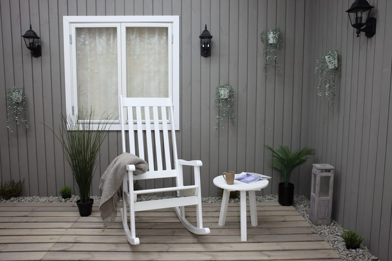 Ellabell Gungstol Utomhus - Vit - Utemöbler & utemiljö - Utestol & trädgårdsstol - Utefåtölj & loungefåtölj