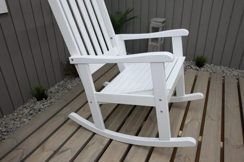 Ellabell Gungstol Utomhus - Vit - Utemöbler & utemiljö - Utestol & trädgårdsstol - Utefåtölj & loungefåtölj