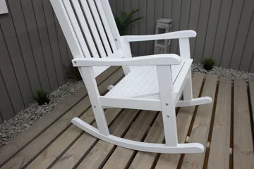 Ellabell Gungstol Utomhus - Vit - Utemöbler & utemiljö - Utestol & trädgårdsstol - Utefåtölj & loungefåtölj