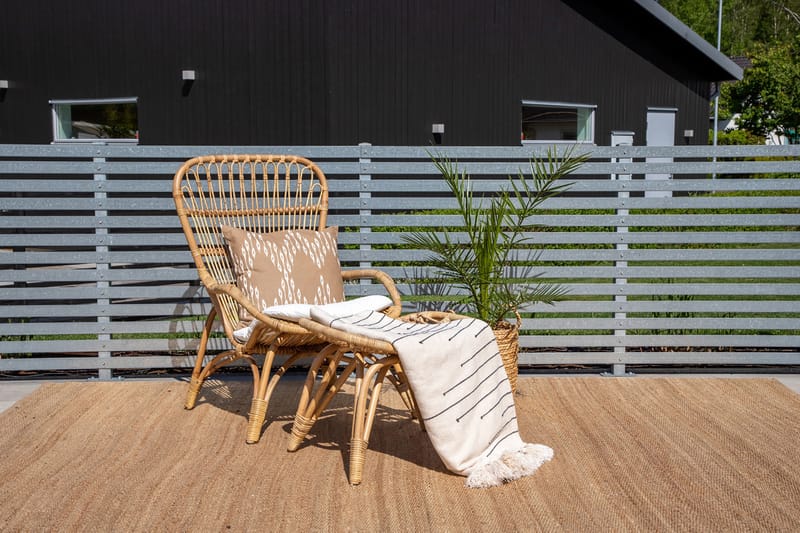 Fåtölj Ella med Dyna Trä/natur - Venture Home - Utefåtölj & loungefåtölj - Loungestol utomhus