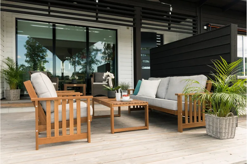 Gotland Utefåtölj Ask - Hillerstorp - Utemöbler & utemiljö - Utestol & trädgårdsstol - Utefåtölj & loungefåtölj