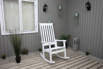 Gungstol Utomhus Ellabell - Vit - Utemöbler & utemiljö - Utestol & trädgårdsstol - Utefåtölj & loungefåtölj