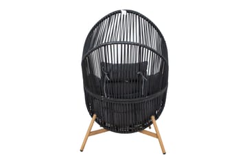 Helsinki Fåtolj Svart - Utemöbler & utemiljö - Utestol & trädgårdsstol - Utefåtölj & loungefåtölj