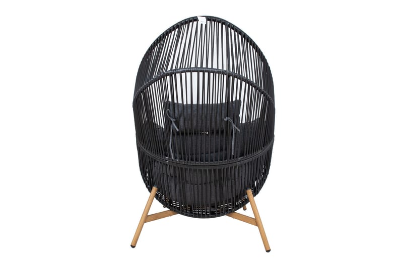 Helsinki Fåtolj Svart - Utemöbler & utemiljö - Utestol & trädgårdsstol - Utefåtölj & loungefåtölj