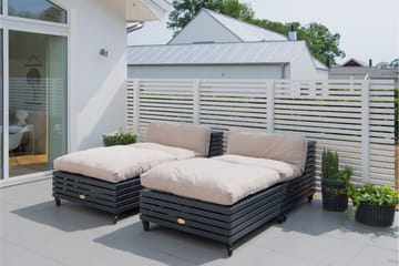 Hillerstorp Bara Vara Utefåtölj Grå - Hillerstorp - Utemöbler & utemiljö - Utestol & trädgårdsstol - Utefåtölj & loungefåtölj