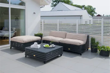 Hillerstorp Bara Vara Utefåtölj Grå - Hillerstorp - Utemöbler & utemiljö - Utestol & trädgårdsstol - Utefåtölj & loungefåtölj