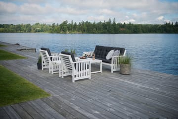 Hillerstorp Gotland Utefåtölj - Vit - Utemöbler & utemiljö - Utestol & trädgårdsstol - Utefåtölj & loungefåtölj