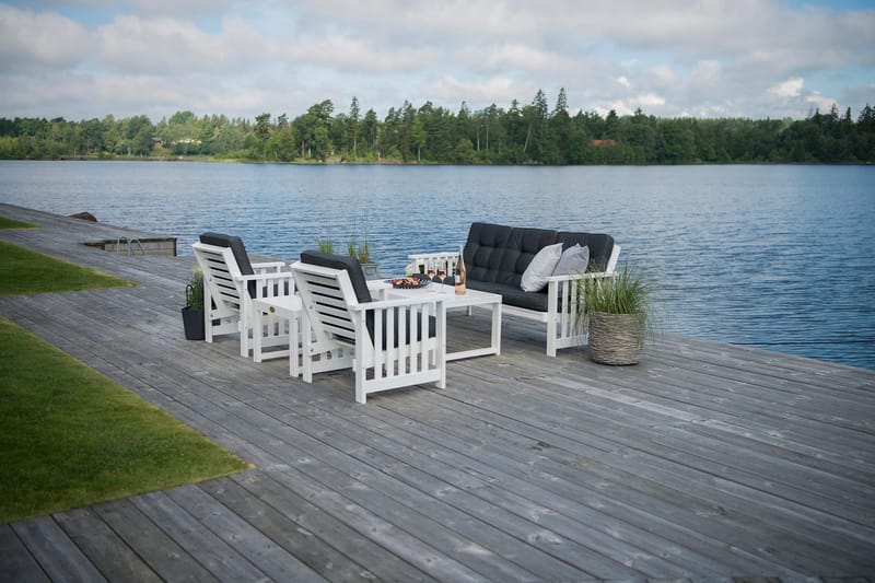 Hillerstorp Gotland Utefåtölj - Vit - Utemöbler & utemiljö - Utestol & trädgårdsstol - Utefåtölj & loungefåtölj