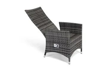 Jenny Matstol utomhus Ställbar - Justerbar Utefåtölj i Konstrotting - Grå - Utemöbler & utemiljö - Utestol & trädgårdsstol - Utefåtölj & loungefåtölj