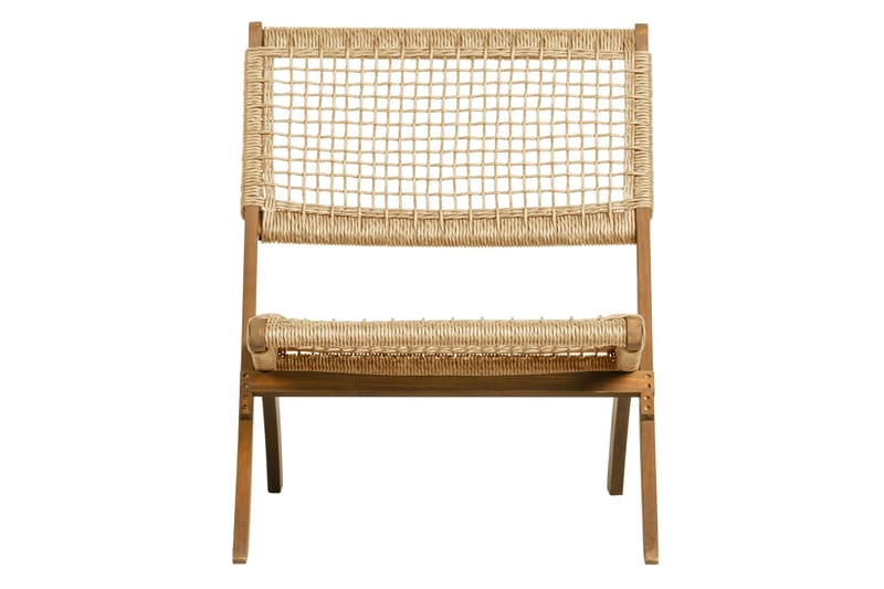 Klappstol Utomhus Pamunda - Beige - Utemöbler & utemiljö - Utestol & trädgårdsstol - Utefåtölj & loungefåtölj