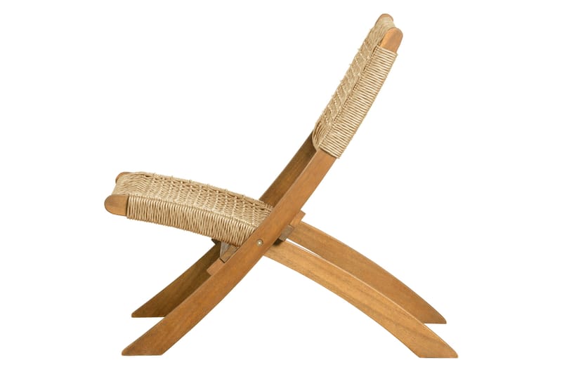 Klappstol Utomhus Pamunda - Beige - Utemöbler & utemiljö - Utestol & trädgårdsstol - Utefåtölj & loungefåtölj