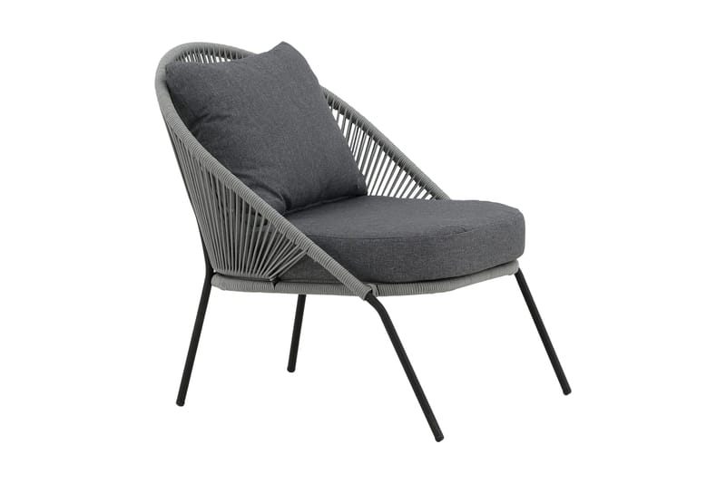 Lindos Utefåtölj - Grå - Utemöbler & utemiljö - Utestol & trädgårdsstol - Utefåtölj & loungefåtölj