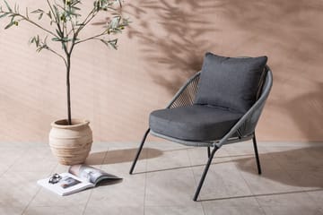 Lindos Utefåtölj - Grå - Utemöbler & utemiljö - Utestol & trädgårdsstol - Utefåtölj & loungefåtölj