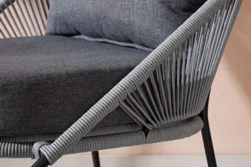 Lindos Utefåtölj - Grå - Utemöbler & utemiljö - Utestol & trädgårdsstol - Utefåtölj & loungefåtölj