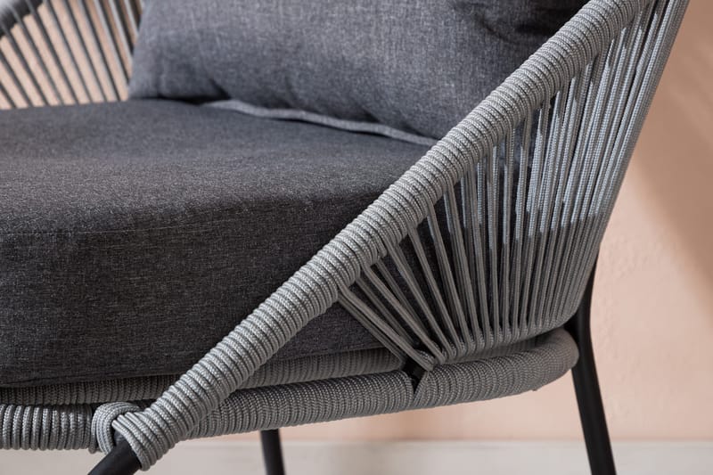 Lindos Utefåtölj - Grå - Utemöbler & utemiljö - Utestol & trädgårdsstol - Utefåtölj & loungefåtölj